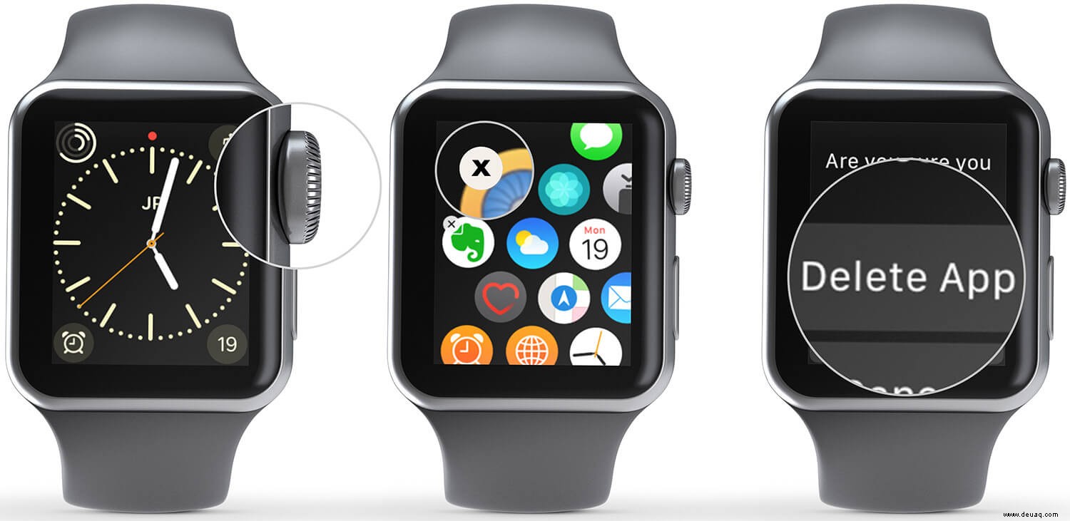 So löschen oder verstecken Sie Apps auf der Apple Watch (4 einfache Schritte) 