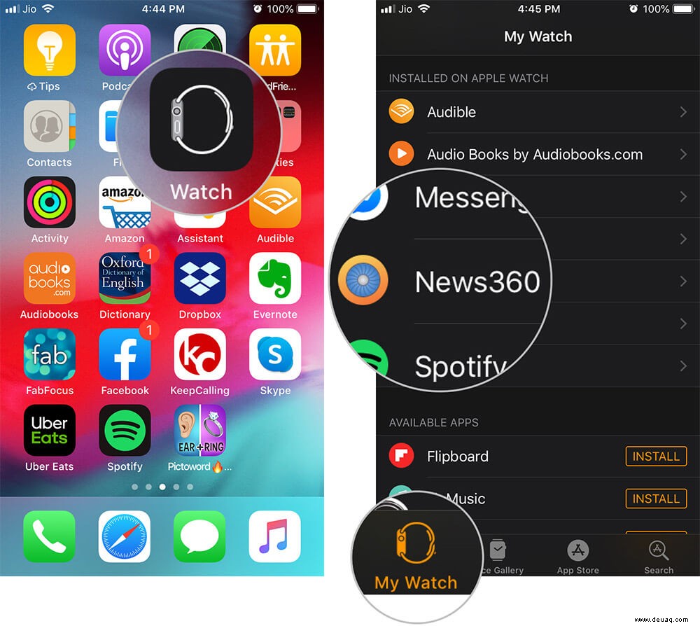 So löschen oder verstecken Sie Apps auf der Apple Watch (4 einfache Schritte) 