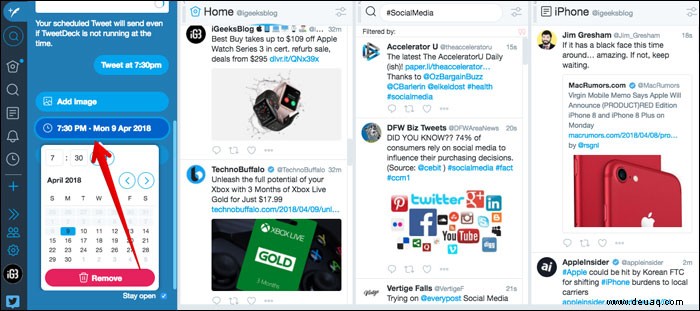 So verwenden Sie TweetDeck zum Verwalten mehrerer Twitter-Konten 