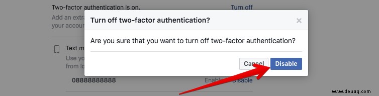 So aktivieren Sie die Zwei-Faktor-Authentifizierung für Facebook 