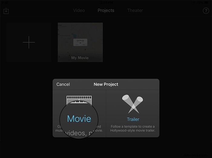 So erstellen Sie einen Film mit der iMovie App auf dem iPad 