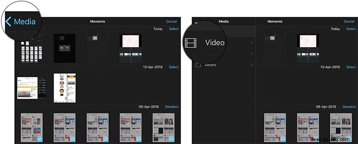 So erstellen Sie einen Film mit der iMovie App auf dem iPad 