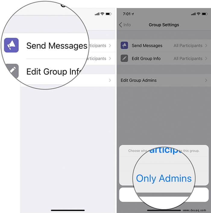 So erlauben Sie nur dem Administrator, Gruppennachrichten in WhatsApp zu senden 