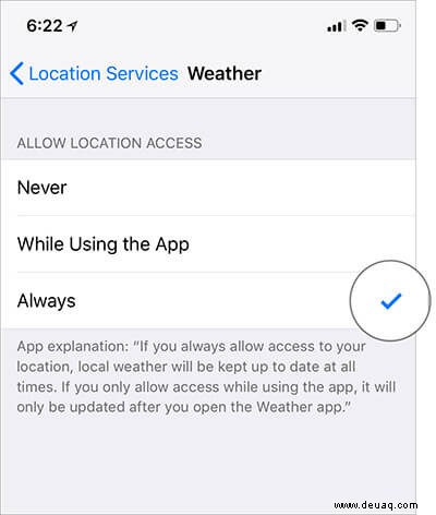 Holen Sie sich das Hidden Weather LockScreen Widget in iOS 12 auf dem iPhone [How-to] 