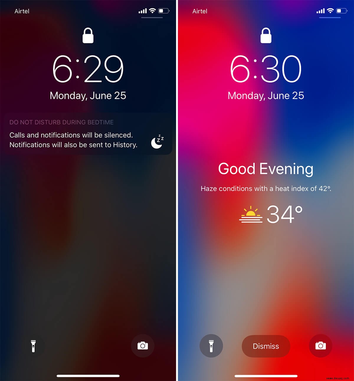 Holen Sie sich das Hidden Weather LockScreen Widget in iOS 12 auf dem iPhone [How-to] 