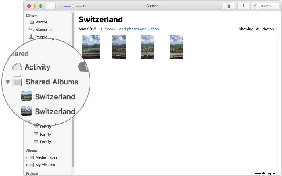 So teilen Sie das iCloud-Fotoalbum mit allen 