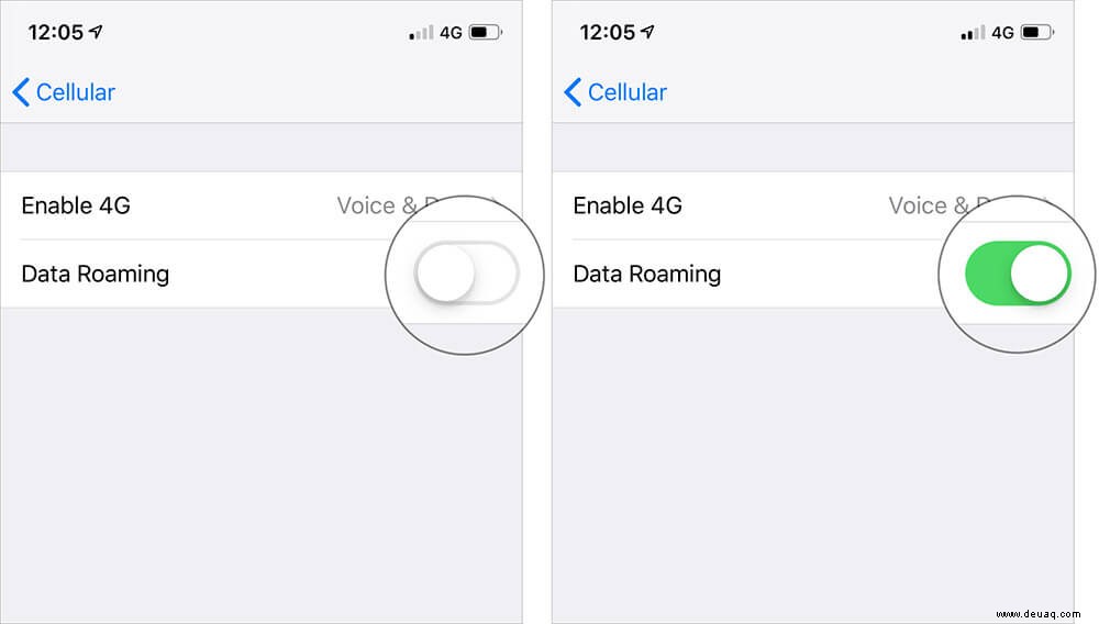 So aktivieren Sie Datenroaming auf dem iPhone 