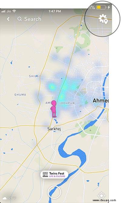 So deaktivieren Sie den Standort in Snapchat auf iPhone und Android 