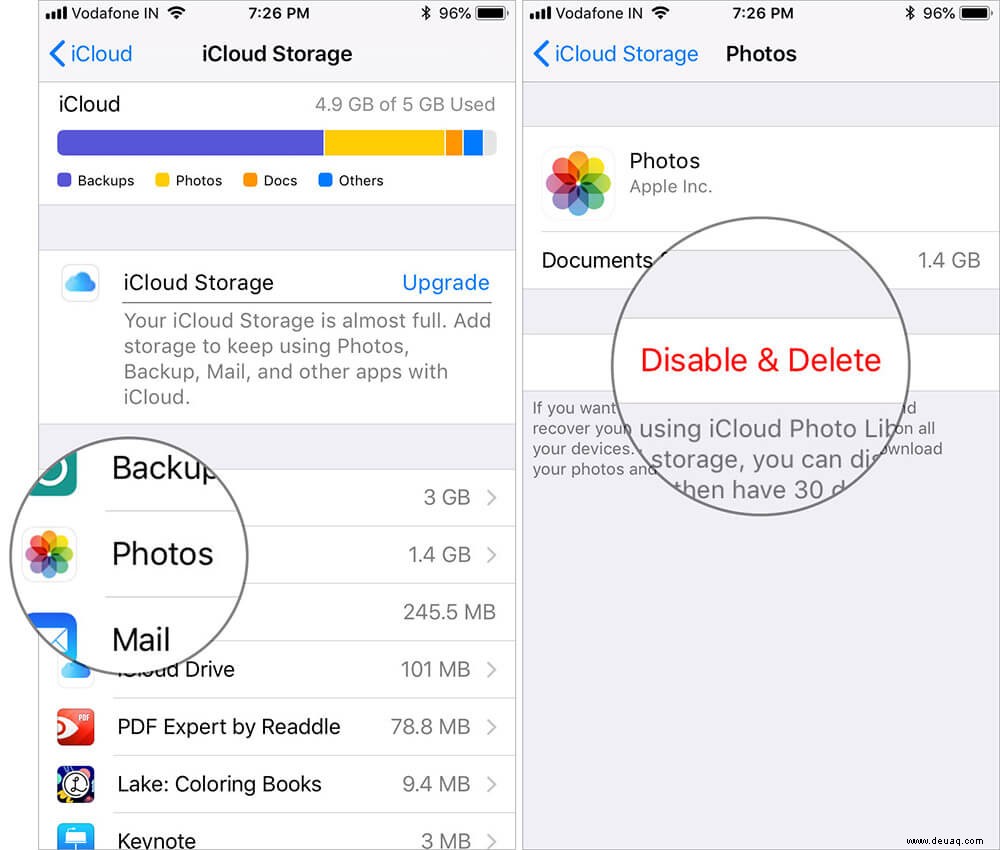 So deaktivieren Sie die iCloud-Fotobibliothek auf iPhone, Mac und Apple TV 