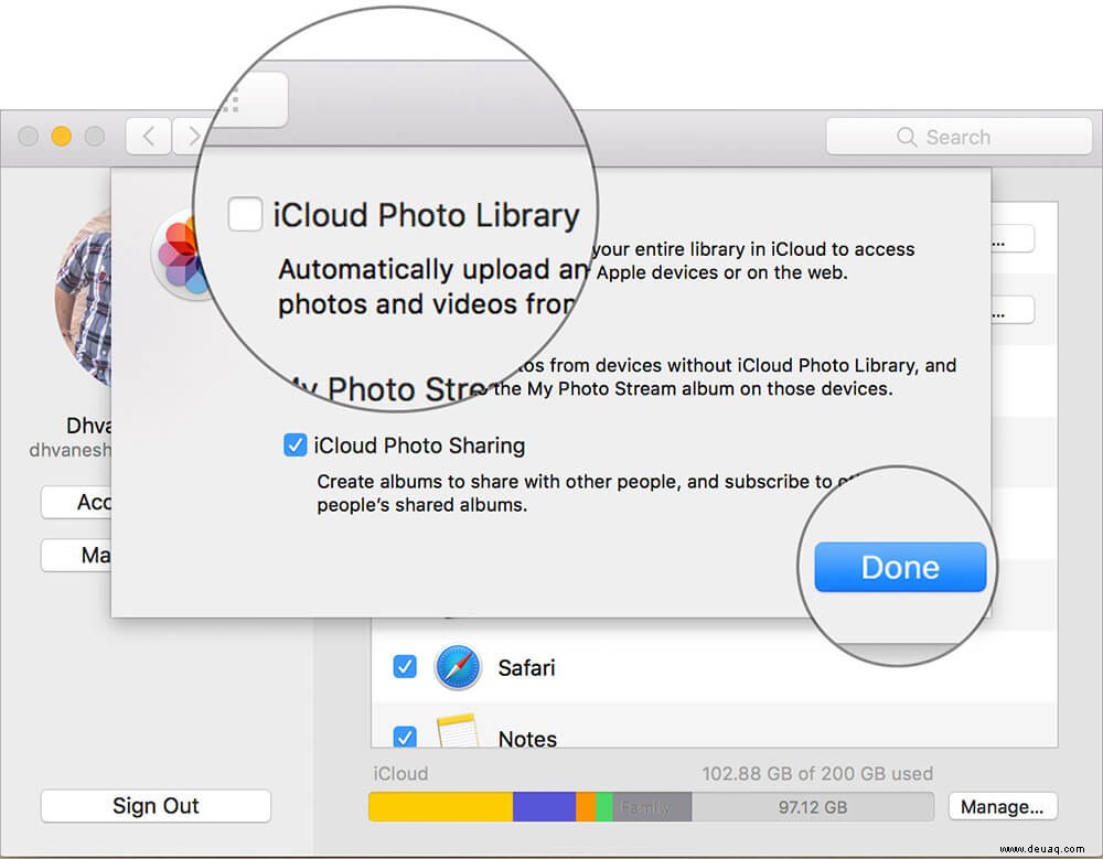 So deaktivieren Sie die iCloud-Fotobibliothek auf iPhone, Mac und Apple TV 