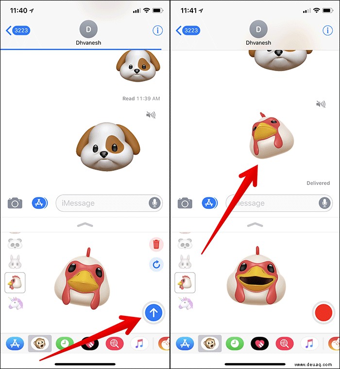 Wie verwende ich Animoji auf dem iPhone X und iPhone XR? 