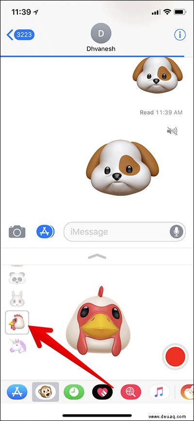 Wie verwende ich Animoji auf dem iPhone X und iPhone XR? 