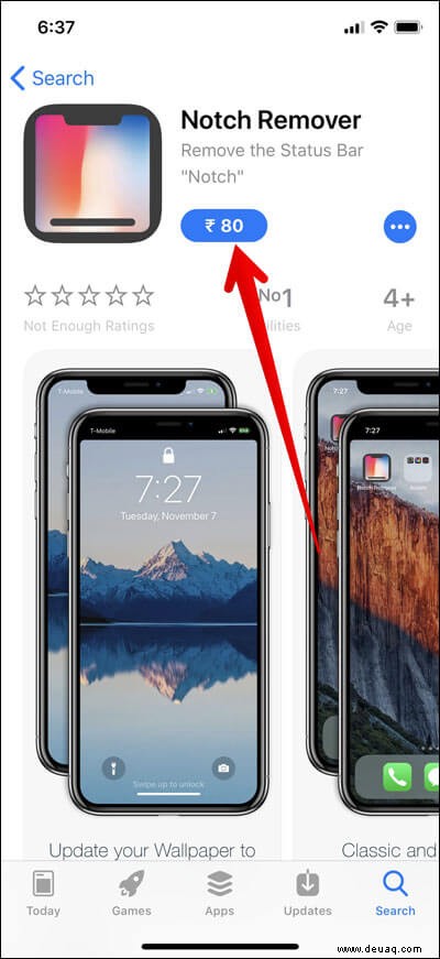 So kaufen Sie Apps auf dem iPhone mit Face ID 