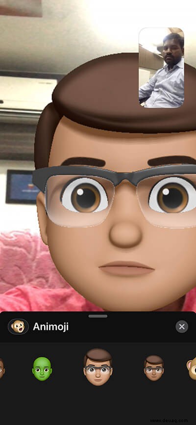 So verwenden Sie Animoji und Memoji in FaceTime auf dem iPhone X 