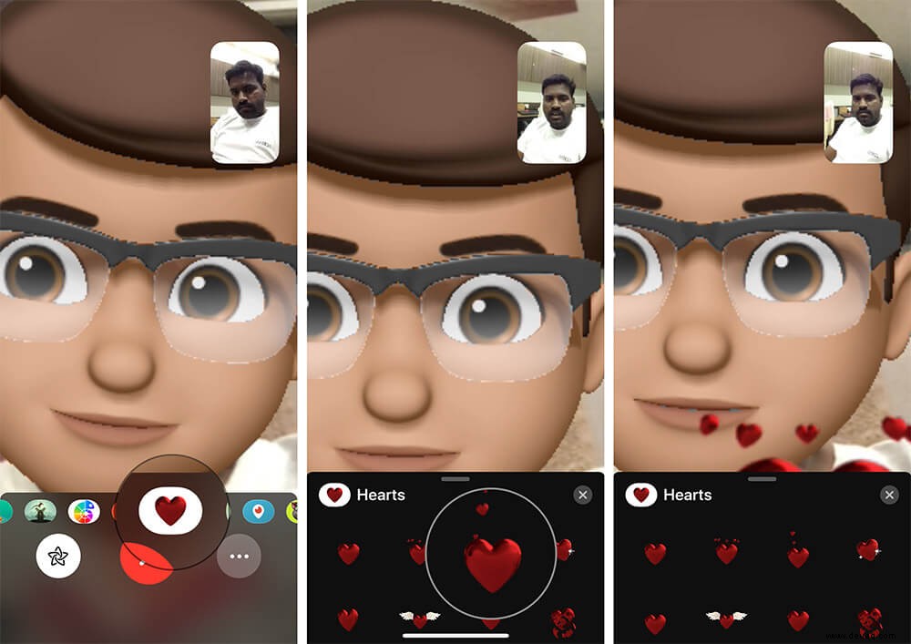 So verwenden Sie Animoji und Memoji in FaceTime auf dem iPhone X 