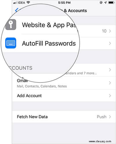 So ändern Sie die Standard-Passwort-AutoFill-App auf dem iPhone 