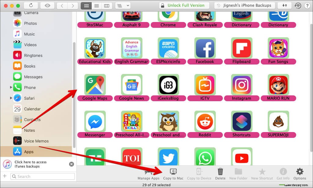 So sichern und installieren Sie iPhone-Apps von Mac/Windows ohne iTunes 