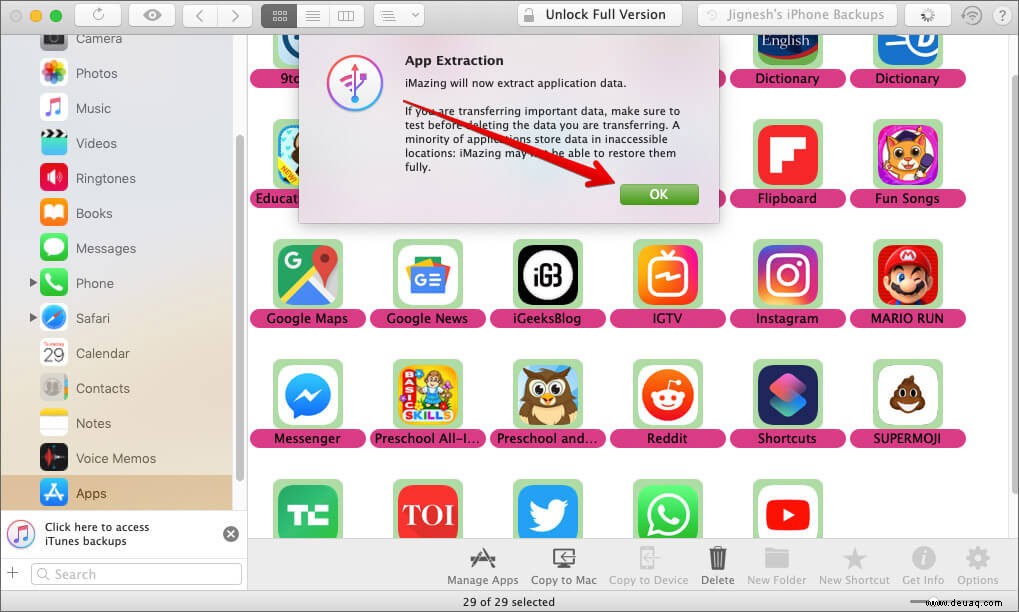 So sichern und installieren Sie iPhone-Apps von Mac/Windows ohne iTunes 