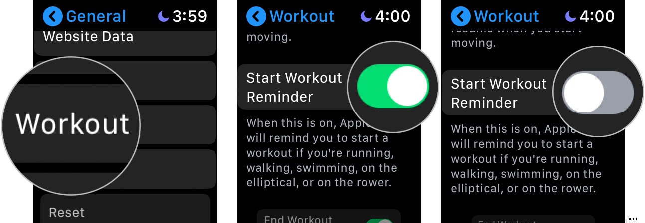 So verwenden Sie die Trainings-App auf der Apple Watch 