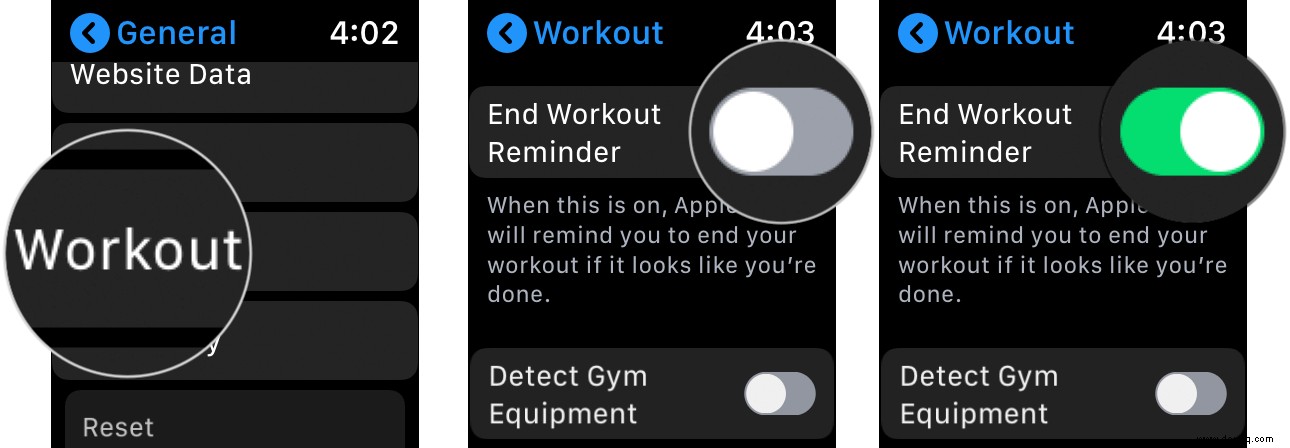 So verwenden Sie die Trainings-App auf der Apple Watch 