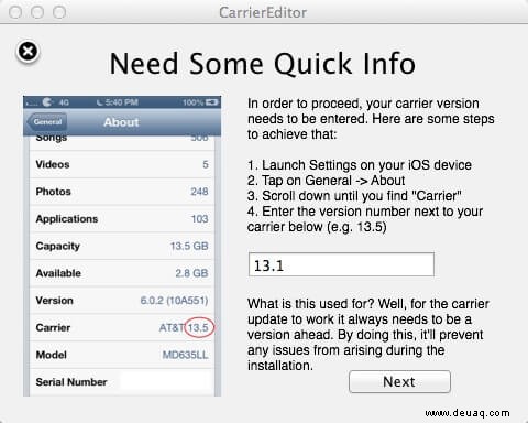 So ändern Sie den Netzbetreibernamen auf iPhone und iPad [mit Mac] 