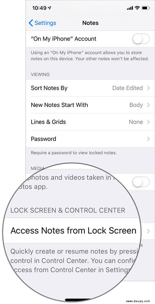So fügen Sie Notizen zum Kontrollzentrum auf iPhone und iPad hinzu 