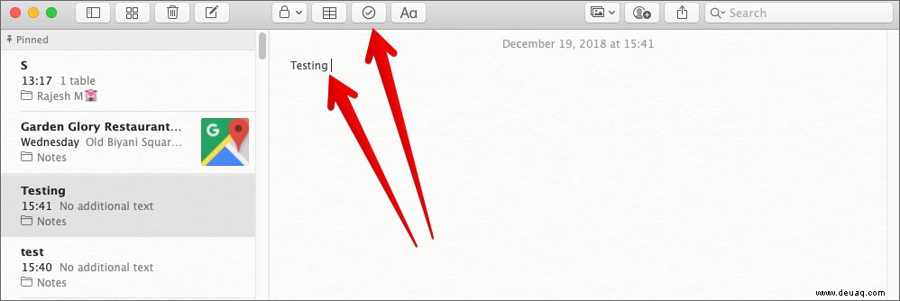 18 Tipps zur kompetenten Verwendung der Apple Notes App auf dem Mac 