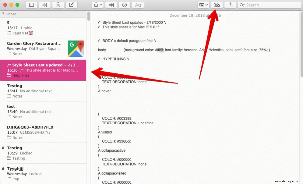 18 Tipps zur kompetenten Verwendung der Apple Notes App auf dem Mac 