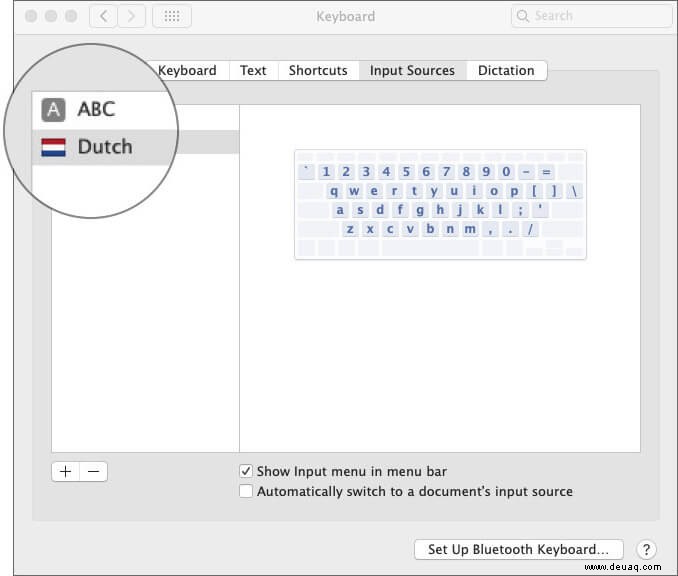 So ändern Sie das Tastaturlayout auf dem Mac 