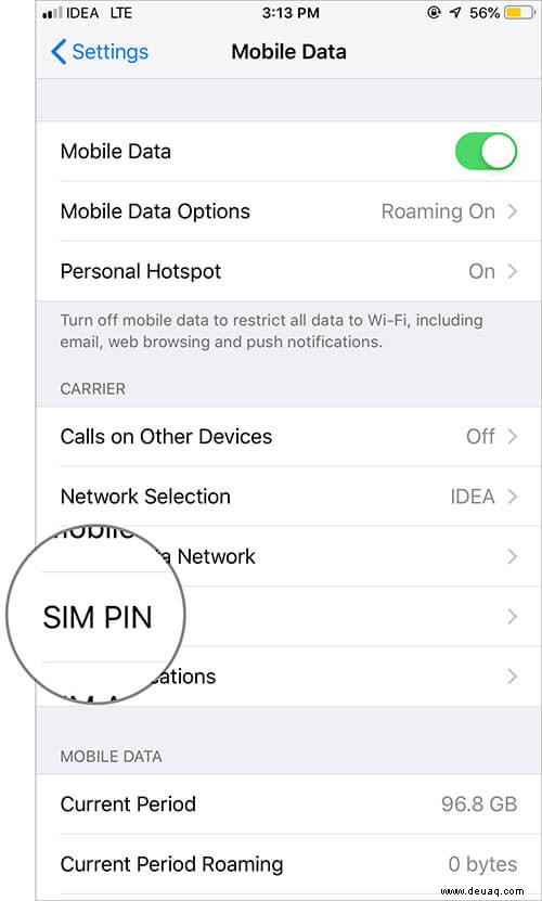 So ändern Sie die SIM-PIN auf Ihrem iPhone 
