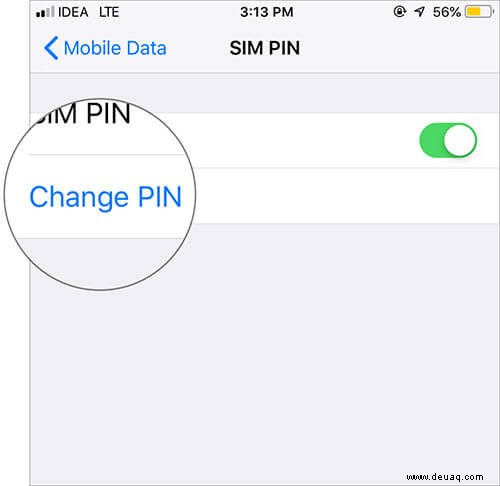 So ändern Sie die SIM-PIN auf Ihrem iPhone 