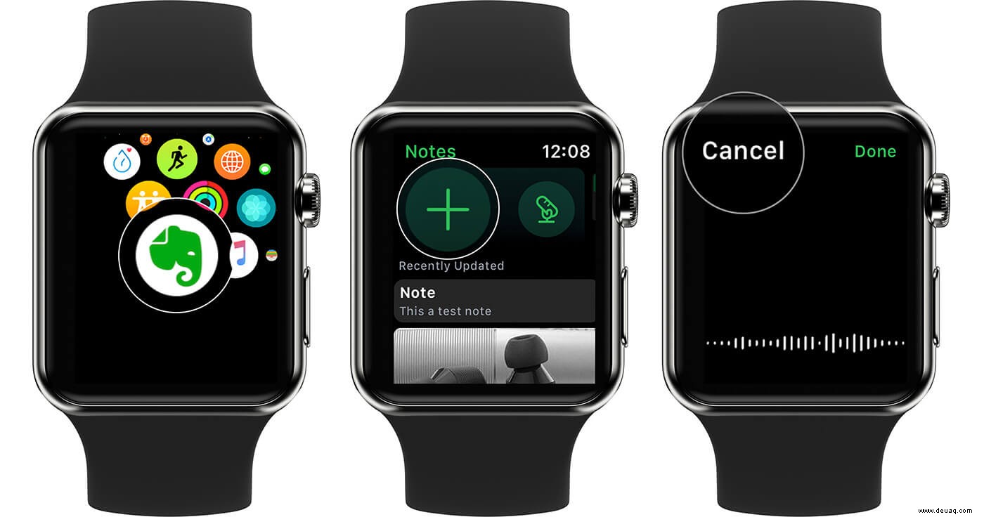 So verwenden Sie Evernote für die Apple Watch:Die vollständige Anleitung 