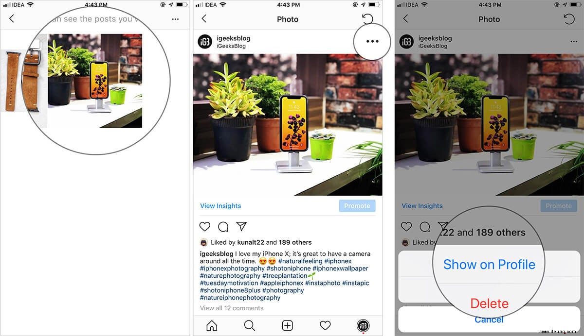 So finden Sie archivierte Instagram-Fotos und -Geschichten auf iPhone und Android 