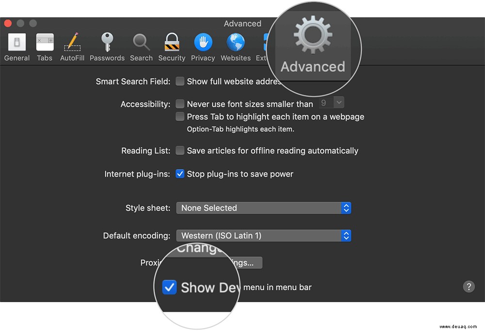 So aktivieren Sie das Entwicklungsmenü in Safari auf dem Mac:Entfesseln Sie den Entwickler in Ihnen 
