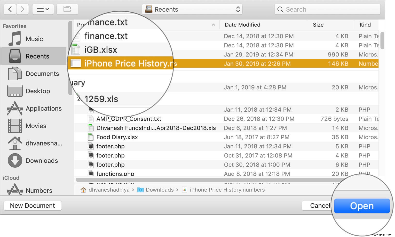 So stellen Sie frühere Versionen Ihrer Dateien auf dem Mac wieder her 