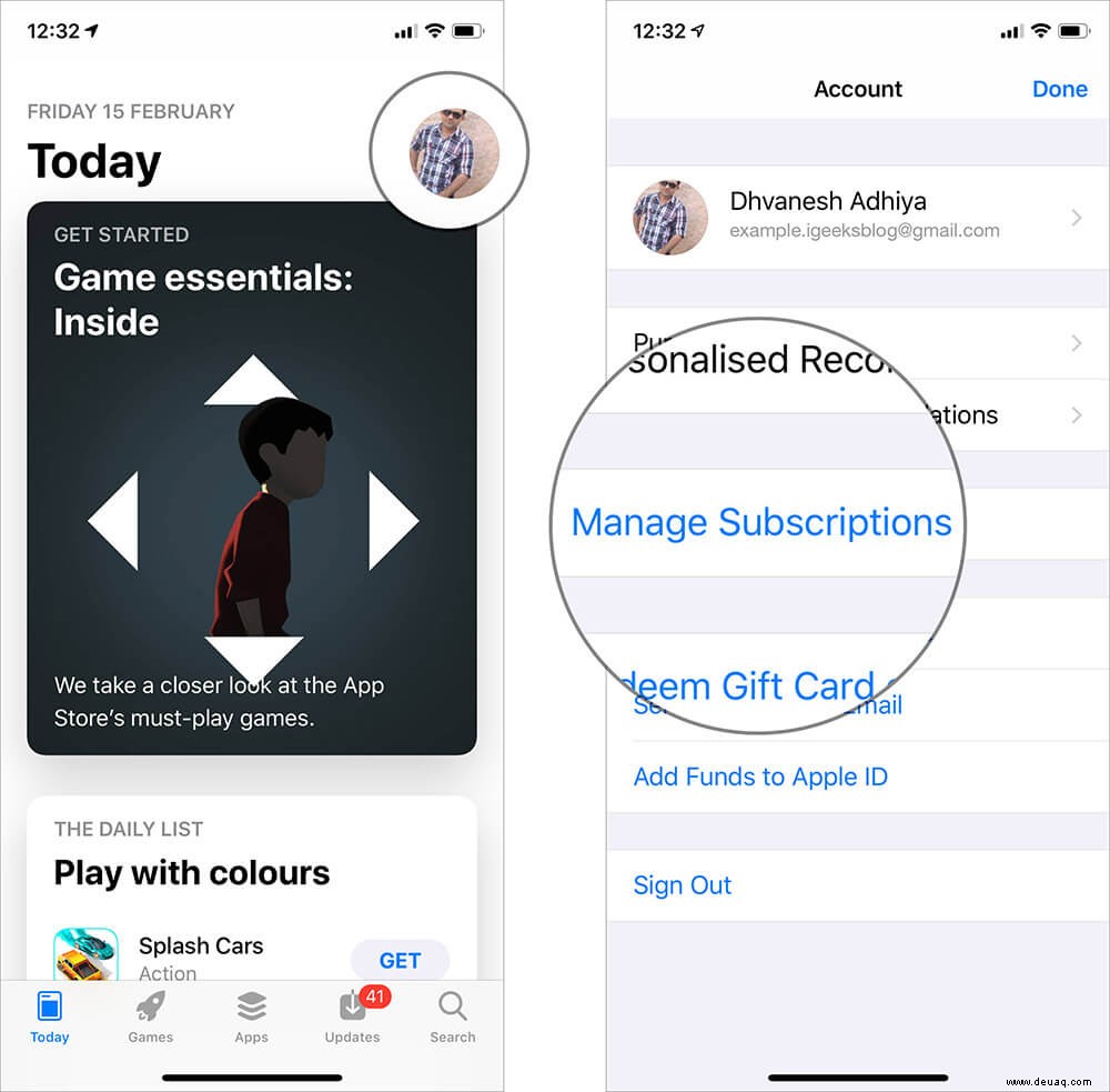 So verwalten Sie Abonnements auf iPhone und iPad:Zwei Methoden erklärt 