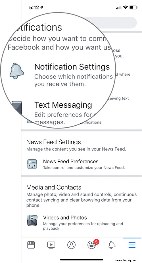 So schalten Sie Facebook-Benachrichtigungen auf dem iPhone stumm 