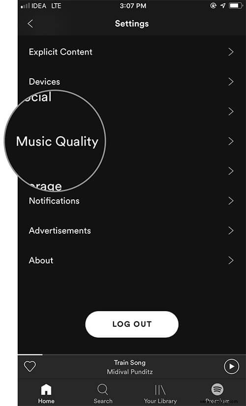 So aktivieren Sie den Datensparmodus in Spotify auf dem iPhone 