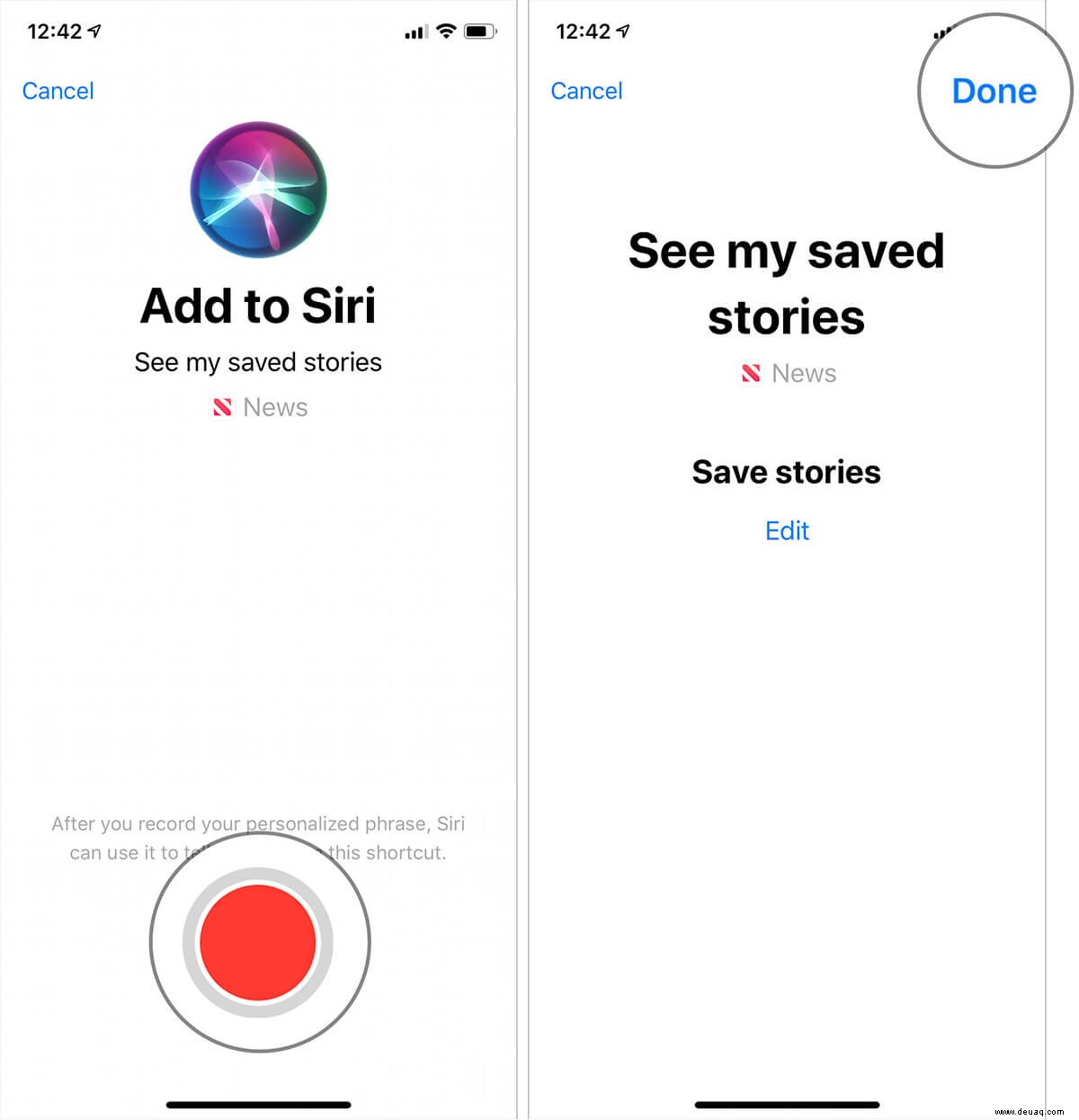 Tipps zur Verwendung von Siri-Kurzbefehlen mit Apple News auf iPhone und iPad 