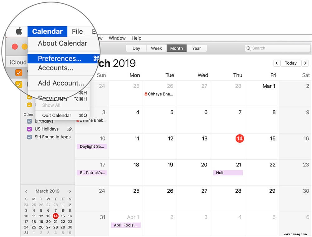 So zeigen Sie Geburtstage in der Apple Kalender-App auf iPhone, iPad oder Mac an 