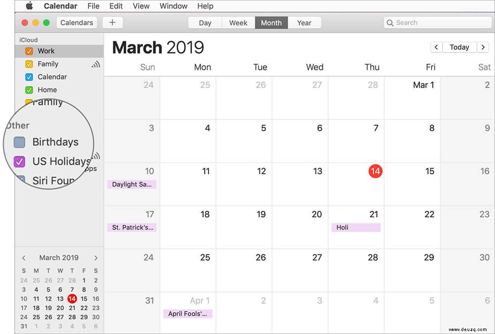 So zeigen Sie Geburtstage in der Apple Kalender-App auf iPhone, iPad oder Mac an 