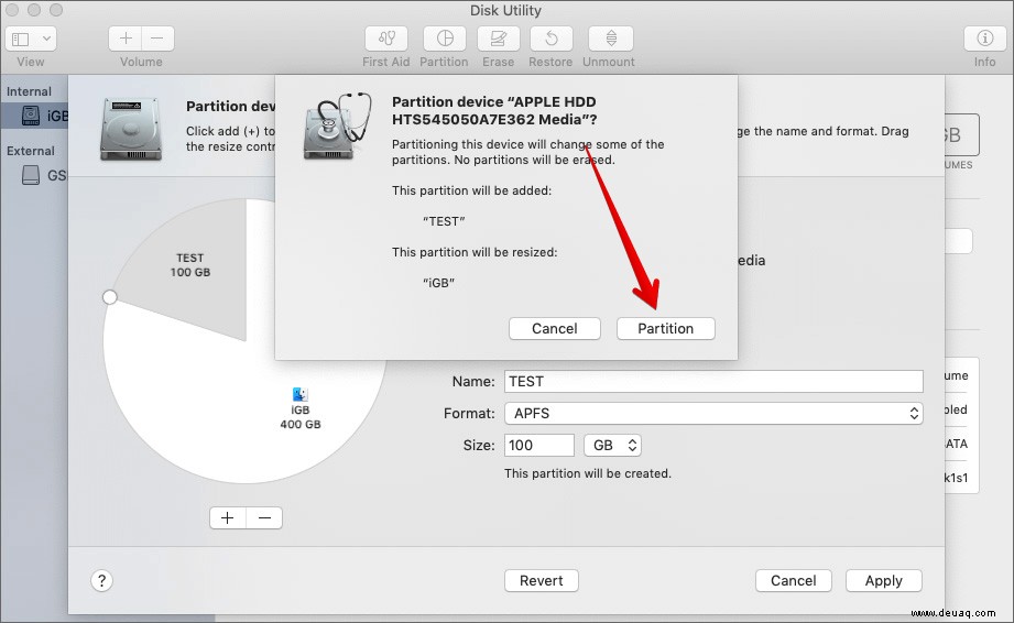 So erstellen Sie eine Partition auf einer Festplatte auf einem Mac:Übernehmen Sie die volle Kontrolle über Ihr Dateisystem 