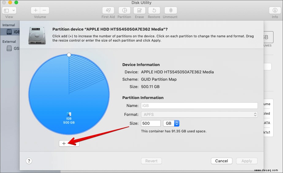 So erstellen Sie eine Partition auf einer Festplatte auf einem Mac:Übernehmen Sie die volle Kontrolle über Ihr Dateisystem 