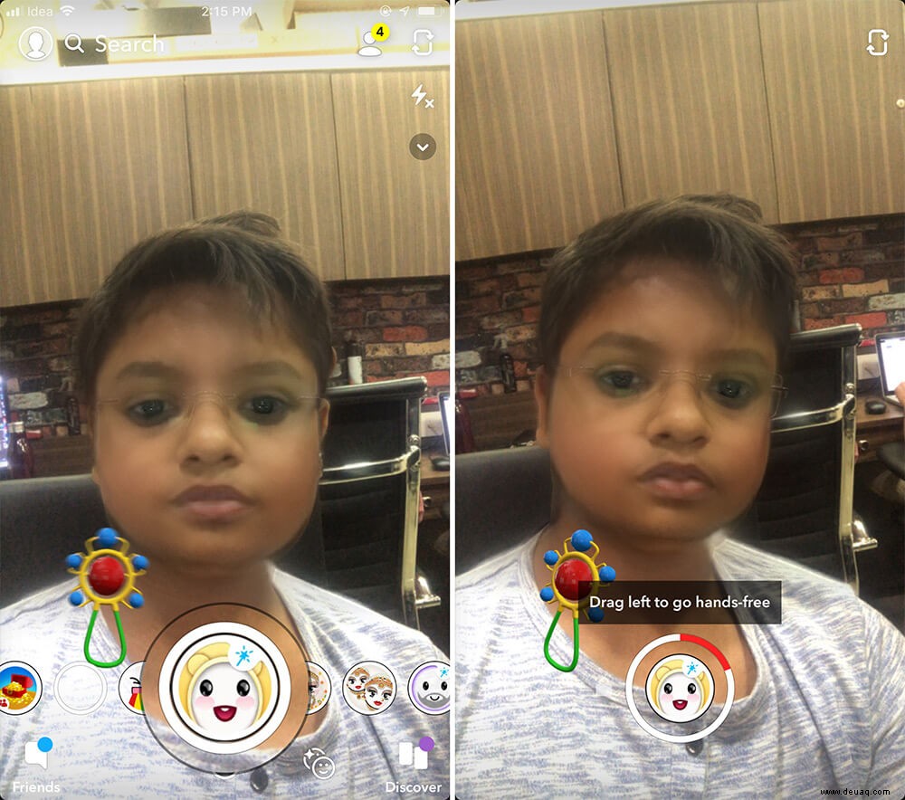 So verwenden Sie den Snapchat-Babyfilter auf iPhone und Android 