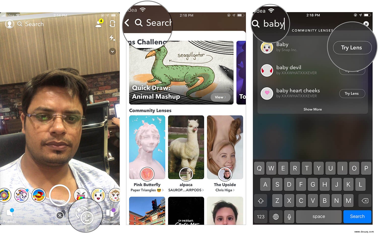 So verwenden Sie den Snapchat-Babyfilter auf iPhone und Android 