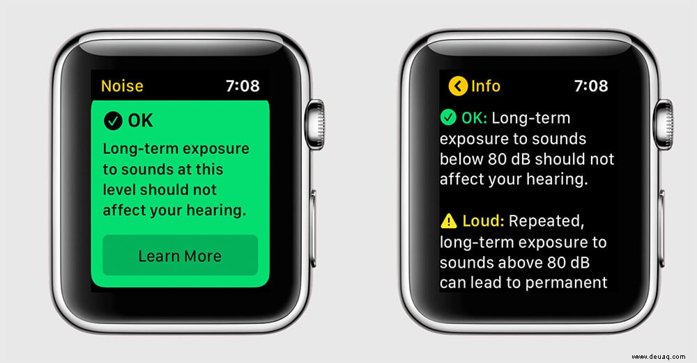 So verwenden Sie die Noise-App auf der Apple Watch 