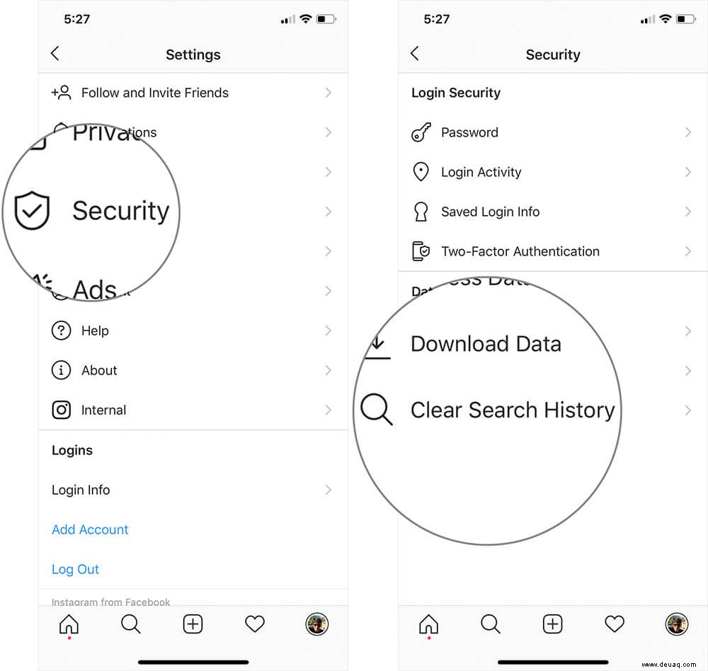 So löschen Sie den Instagram-Suchverlauf auf dem iPhone oder Android 