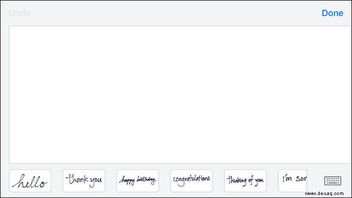 So senden Sie handschriftliche iMessages auf dem iPhone oder iPad 