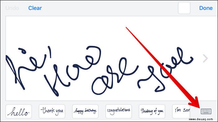 So senden Sie handschriftliche iMessages auf dem iPhone oder iPad 