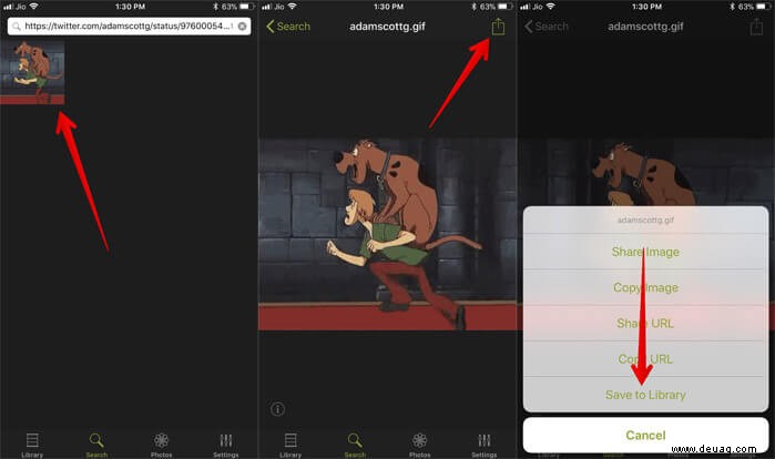 So laden Sie GIFs von Twitter auf iPhone, Android herunter 